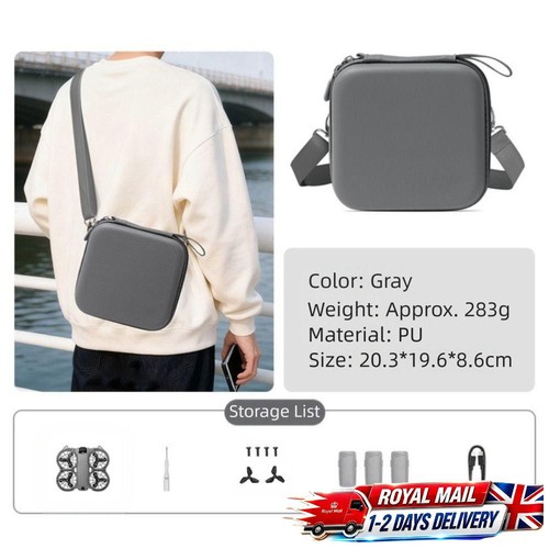 With shoulder strap drone - shoulder,